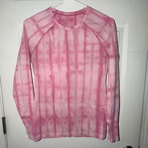 Women's Figs Underscrub Top in Chalk Pink